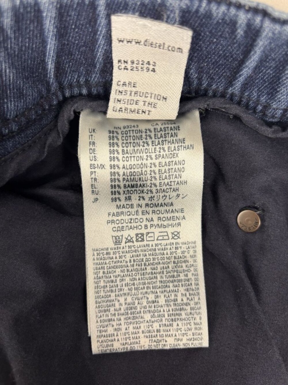 Diesel Krooley-NE Jogg Jeans W32 Distressed Blue Wash - Picture 14 of 16